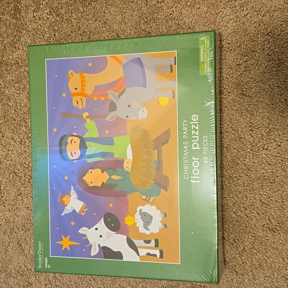 Christmas floor puzzle - NEW - Picture 1 of 2